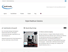 Tablet Screenshot of health-media.de